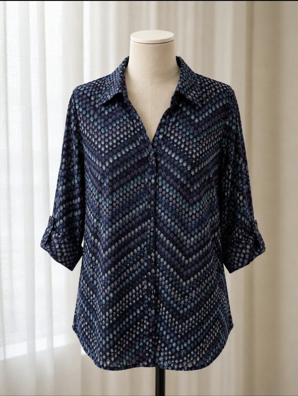 Plus size Button down dress shirt